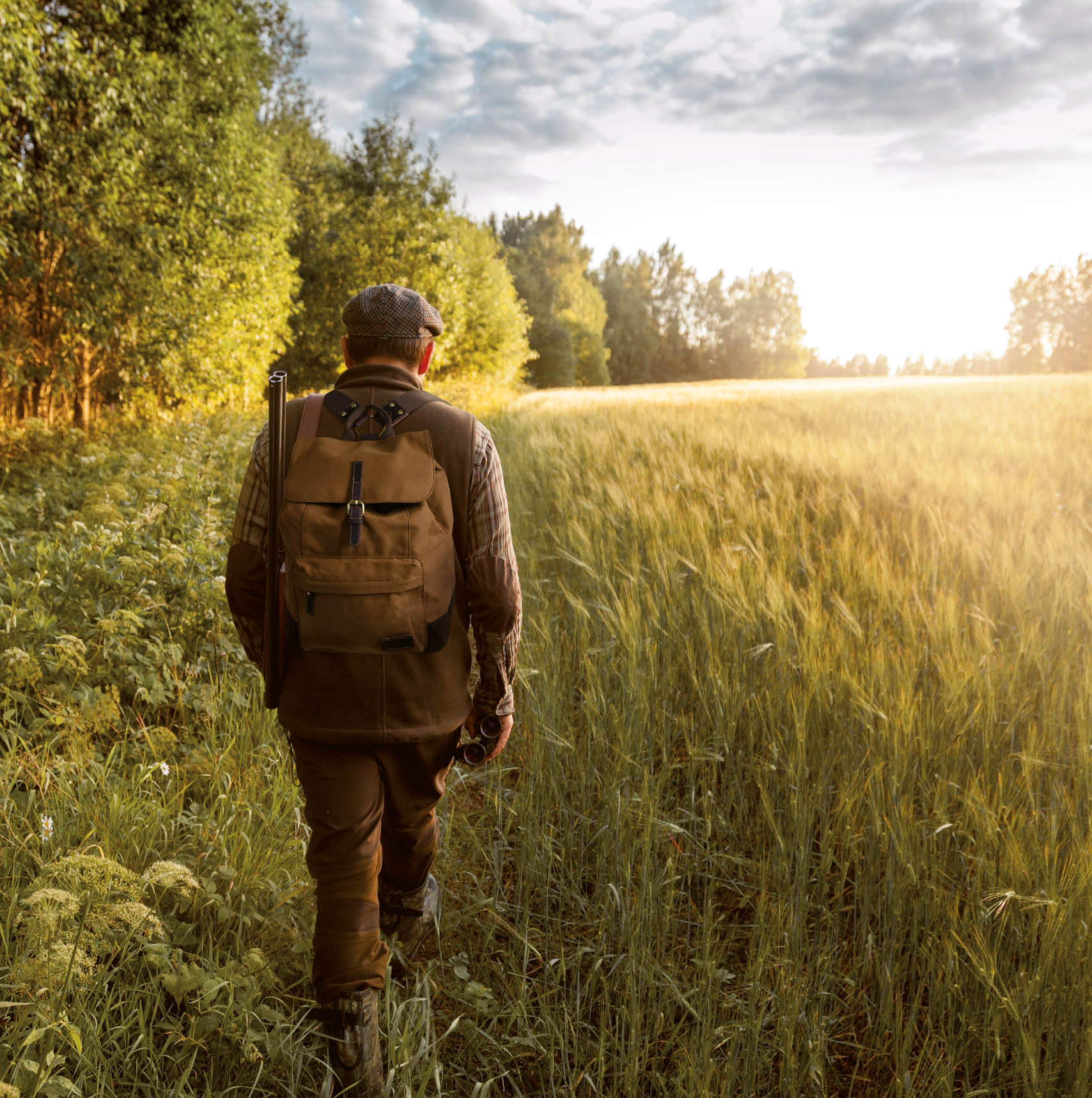 Gentleman style hunting. Shot in Norther Europe.
