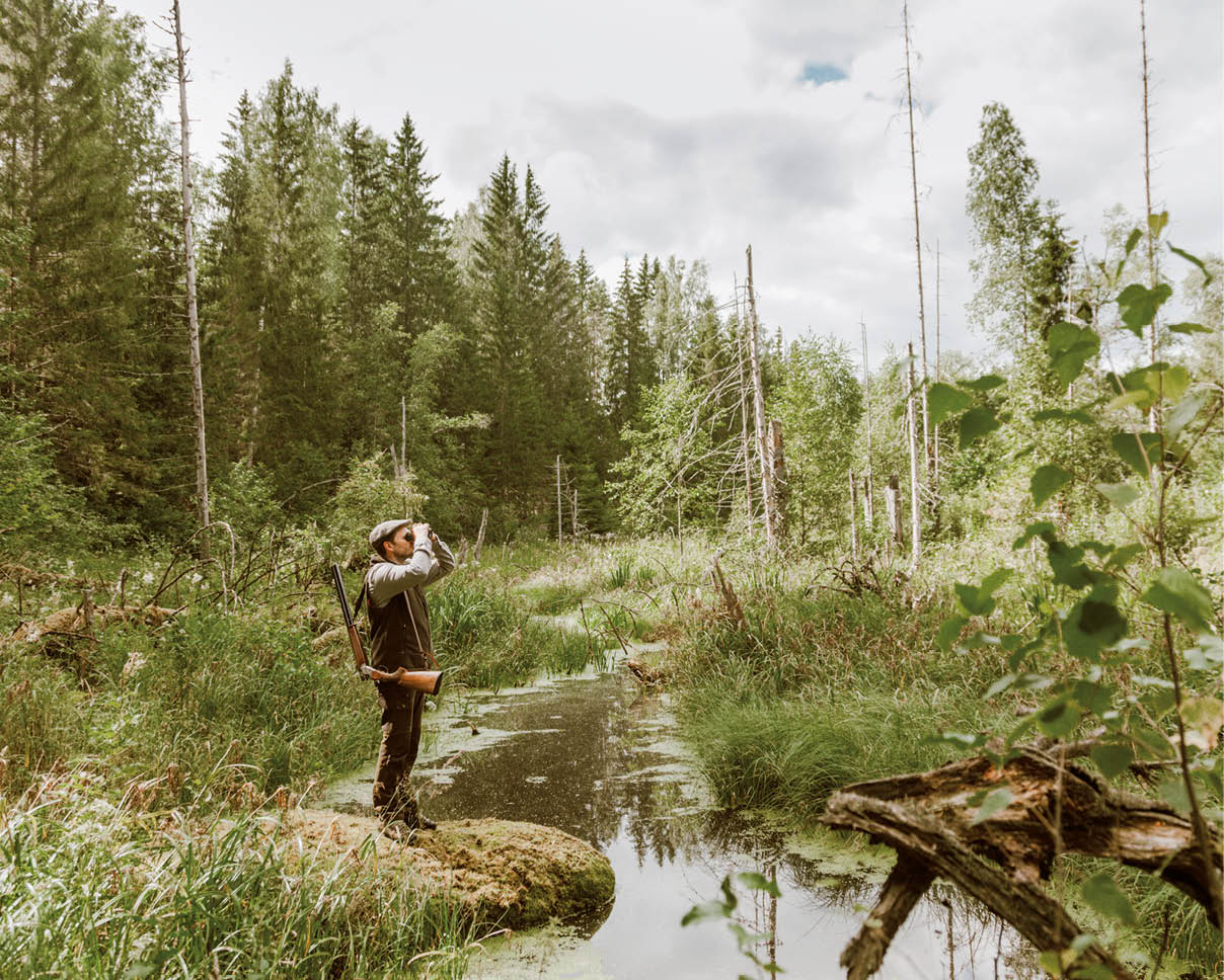 Gentleman hunting style. Shot in Norther Europe.
