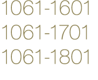 1061-1601 1061-1701 1061-1801