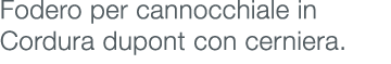 Fodero per cannocchiale in Cordura dupont con cerniera.