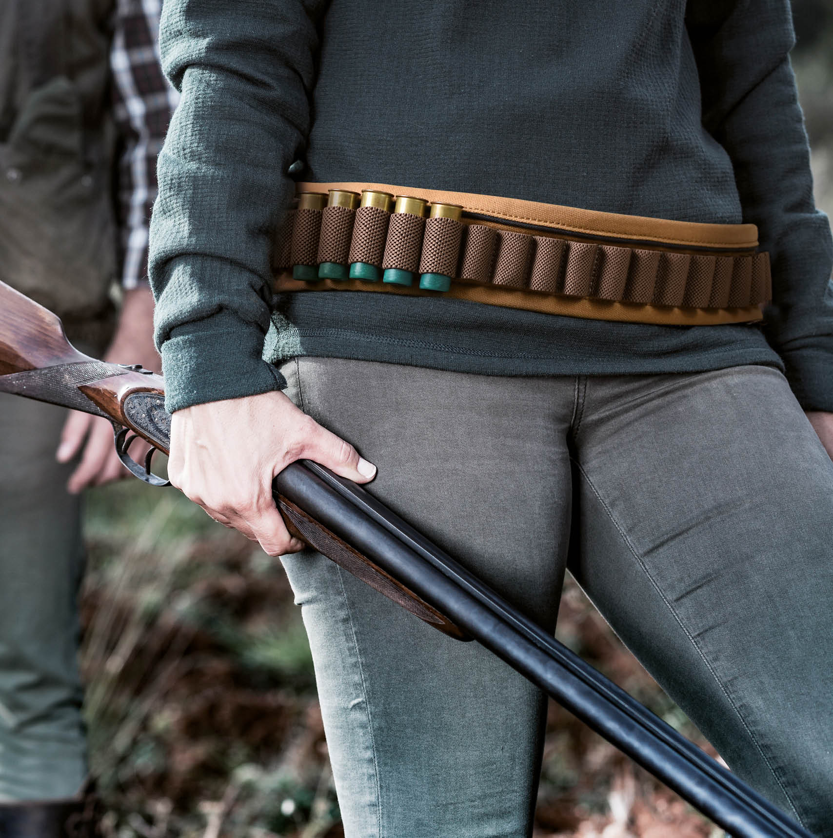 Hunters holding guns