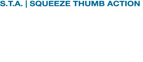 S.T.A. | SQUEEZE THUMB ACTION Sistema di sblocco del laccino di sicurezza Rotoloop.