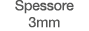 Spessore 3mm